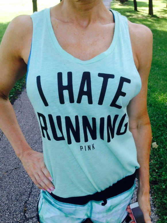 I hate running! But.. I love this tank and Lulu Speeds!